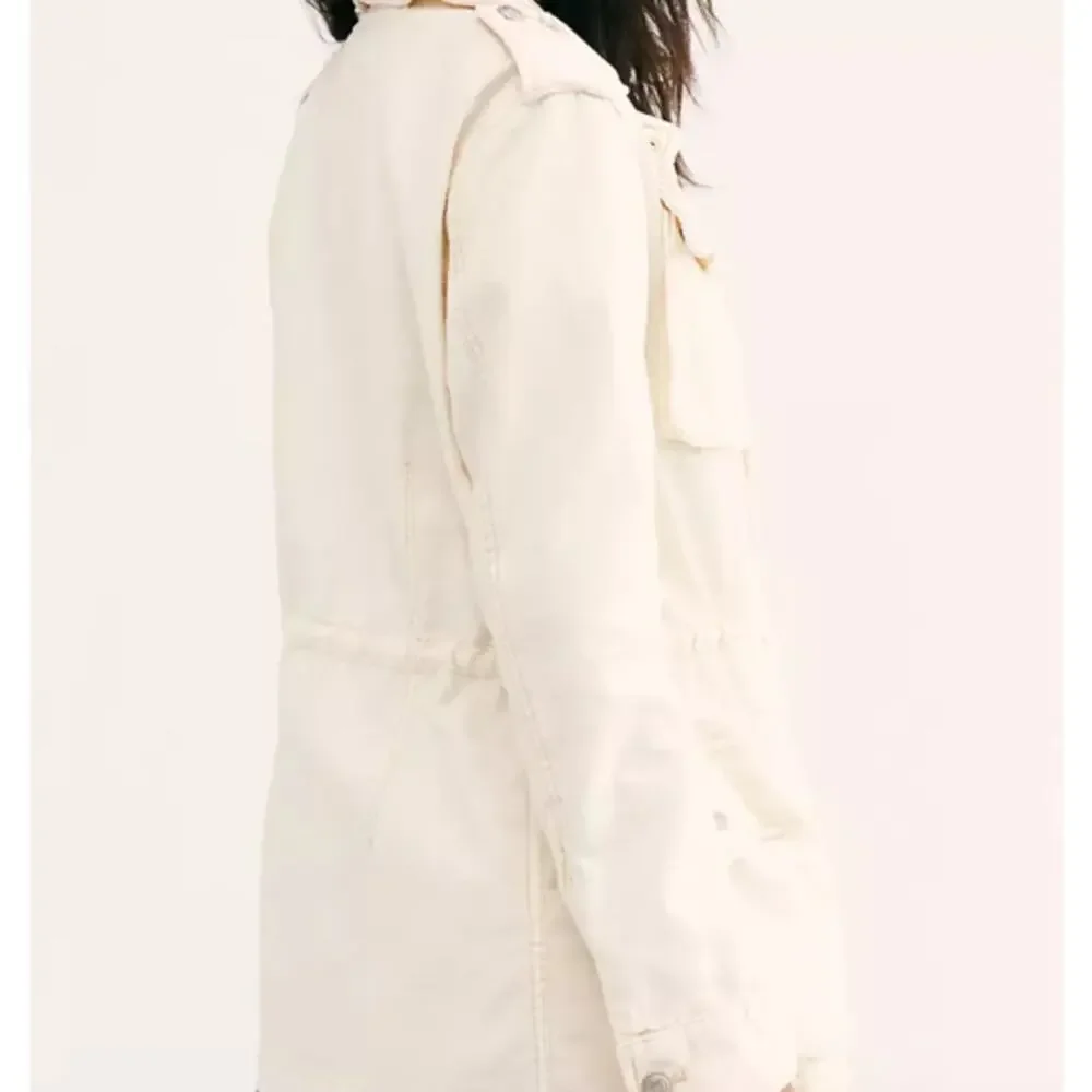 NWT Free People Not Your Brother's Utility Jacket Ecru Cream Women's Size XS - Picture 4 of 16